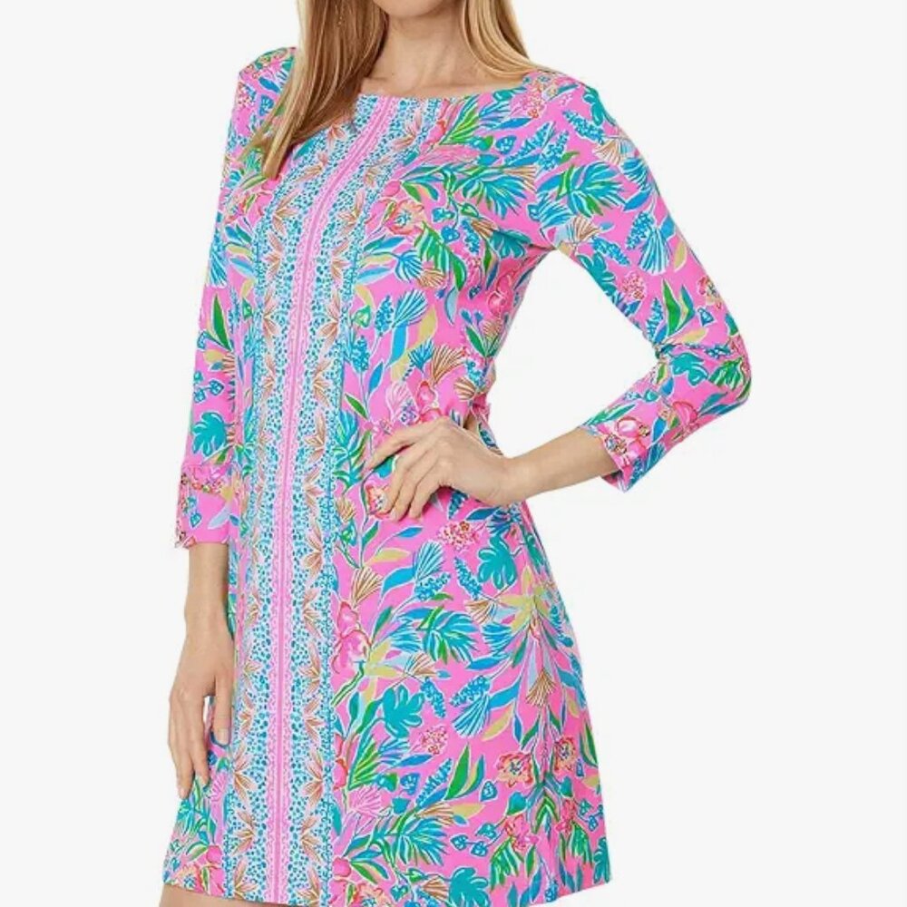 NWT XL Lilly Pulitzer - Vibrant Summer Dress - SPF 50+ Protection Fabric